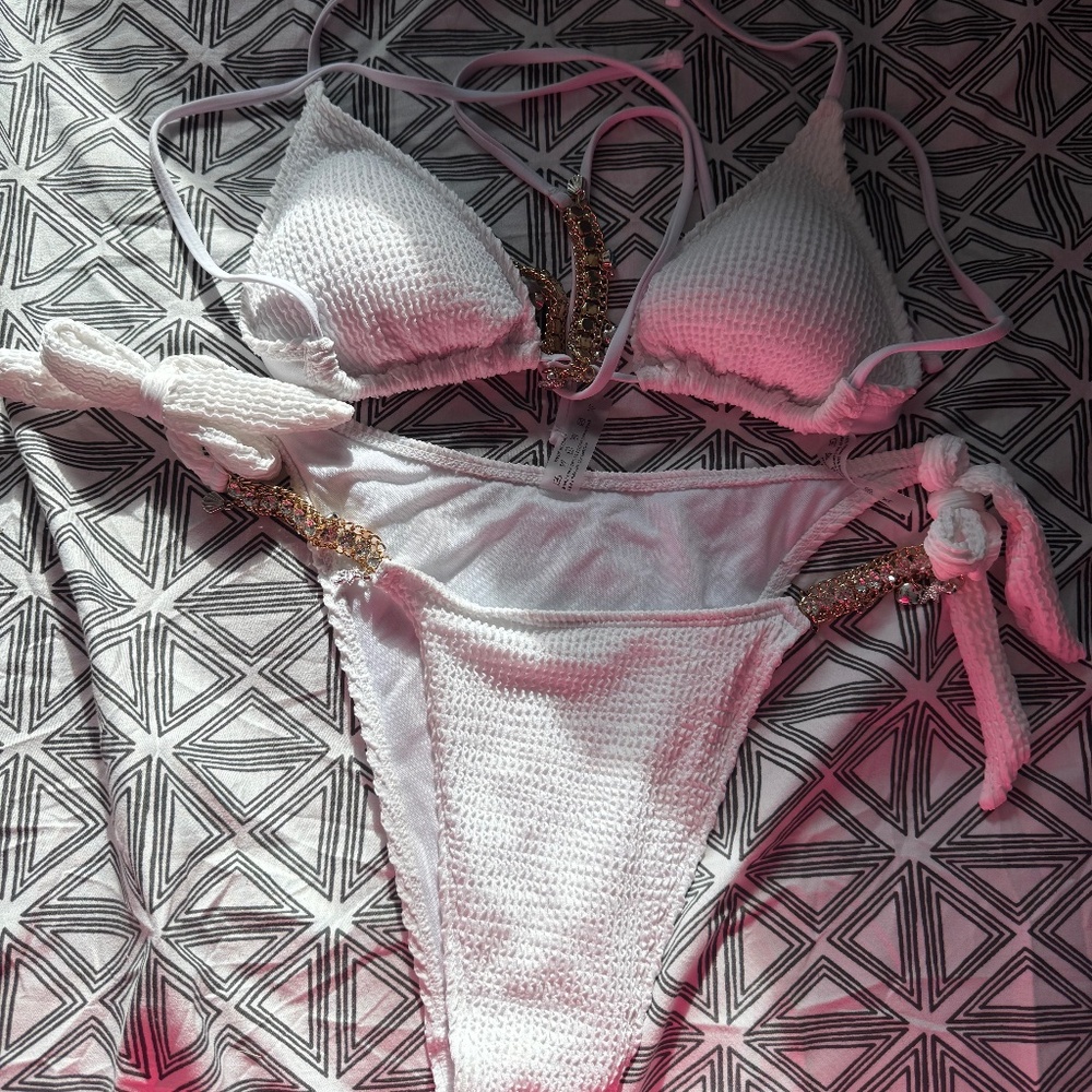 White bikini